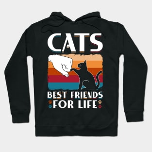 Cats Best Friends For Life Hoodie